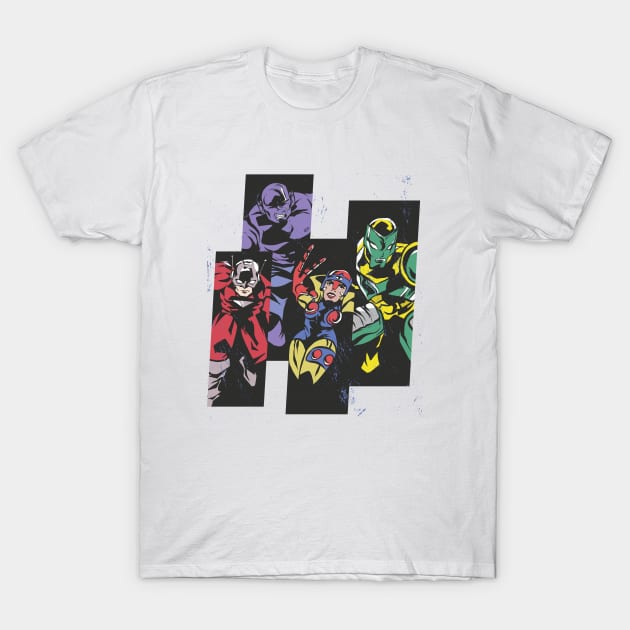 Super Heroes Design T-Shirt by LR_Collections